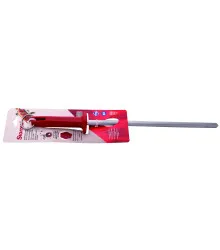 Chaira com Haste Estriada de 12 polegadas/30cm com Cabo Vermelho - Encartelado - KBKR407-12