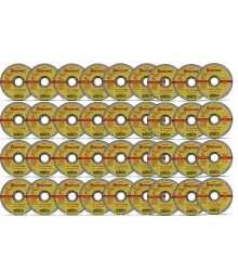 Disco Abrasivo de Corte, Diâmetro Externo 115mm, Furo 22,23mm, Espessura 1,6mm - Embalagem com 36 unidades - DAC115-24 CX 36 UN