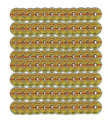 Disco Abrasivo de Corte, Diâmetro Externo 115mm, Furo 22,23mm, Espessura 1,6mm - Embalagem com 96 unidades - DAC115-24 CX 96 UN