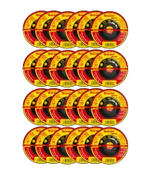 Disco Abrasivo de Desbaste Exact, Diâmetro Externo 115mm, Furo 22,23mm, Espessura 5mm - Kit com 24 unidades - DAD115-54X
