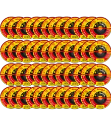 Disco Abrasivo de Desbaste Exact, Diâmetro Externo 115mm, Furo 22,23mm, Espessura 5mm - Kit com 48 unidades - DAD115-54X