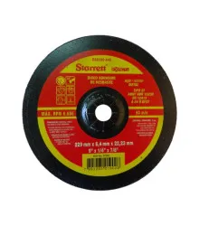 Disco Abrasivo de Desbaste Exact, Diâmetro Externo 229mm, Furo 22,23mm, Espessura 6,4mm Ref. DAD230-64X