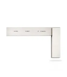 Esquadro de Precisão em Aço inoxidável - Com Base - Dimensões 300x180mm - Ref. 3020-12