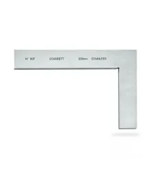Esquadro de Precisão em Aço inoxidável - Plano - Dimensões 200x130mm - Ref. 60F-200