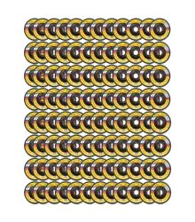 Disco de Flap Starrett em Fibra de Vidro Cônico, Grão de 40 e Diâmetro Externo 115mm - Embalagem com 96 unidades - FDS115-40FC CX 96 UN