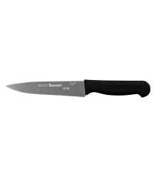 Faca de Carne para Refile de Mesa com Triangular Estreita de 6 Polegadas e Cabo Preto