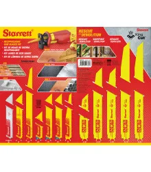 Kit de Lâminas para Serra Sabre - Madeira e Metal - 12 Peças