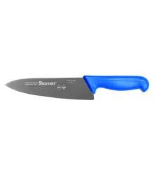Faca de Carne para Refile de Mesa com Lâmina Triangular Larga de 8 Polegadas e Cabo Azul