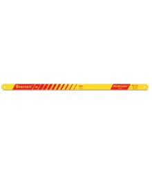 Lâmina de Serra Manual Redstripe® Rígida com Tubo Plástico de 10 unidades e 24 Dentes em Aço Rápido - KRS1224-10