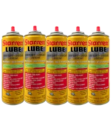 Desengripante e Lubrificante Spray Multiuso - Lube Starrett - Kit com 5 Unidades