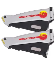 Estilete de Segurança - Kit 2 Unidades - Lâmina Trapezoidal/Gancho - S011