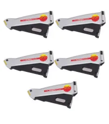 Estilete de Segurança - Kit 5 Unidades - Lâmina Trapezoidal/Gancho - S011