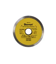 Disco De Corte Diamantado Contínuo 110 X 20Mm Categoria Starrett - DDC110-S