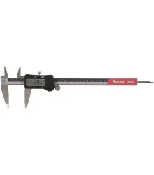 Paquímetro Dig Quadrim Pol Frac - Cap. 200mm (8'') - Res. 0,01mm (0.0005" e 1/64") - Exatidão ±0,02mm (±0.001" e 1/64") - Ref. EC799AF-8/200