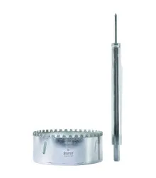 Serra Copo Diamantada de 110mm e 4.21/64 Polegadas, com Haste de 150mm - DE110M