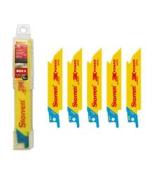 Lâmina de Serra Sabre Bi-Metal Reta para Aplicações Gerais Dentição 24 com 5 Lâminas 100mm - B424-5