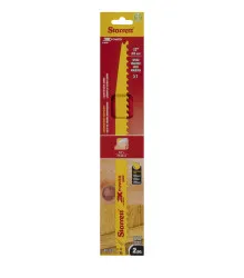 Lâmina de Serra Sabre Bi-Metal Madeira Dentição 3 com 2 Lâminas 305x19x1,27mm - BT123-2