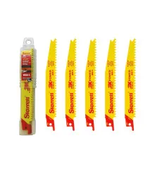 Lâmina de Serra Sabre Bi-Metal Gesso Dentição 6 com 5 Lâminas 152mm - VB66-5