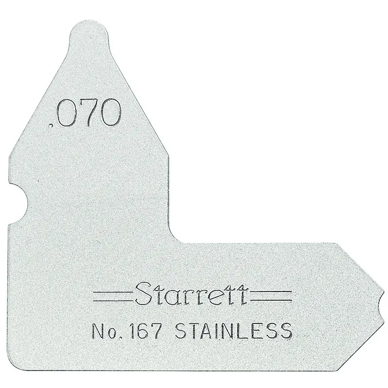 Calibrador de Raio Individual de 0,070" Série 167