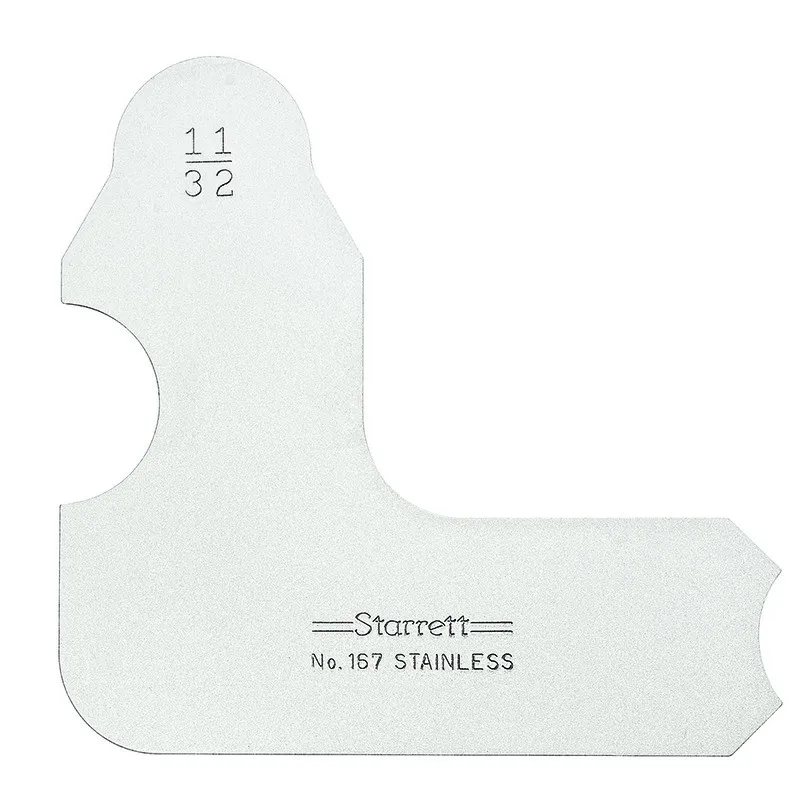Calibrador de Raio Individual de 11/32" Série 167