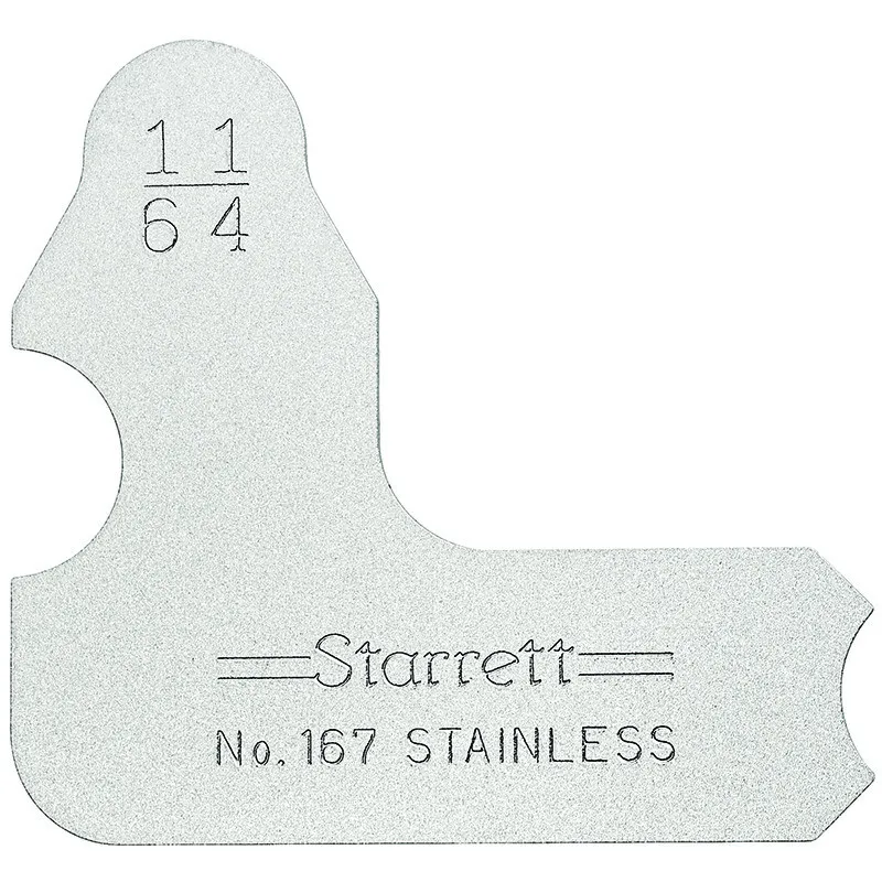 Calibrador de Raio Individual de 11/64" Série 167