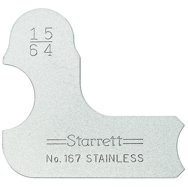 Calibrador de Raio Individual de 15/64" Série 167
