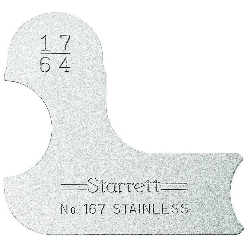 Calibrador de Raio Individual de 17/64" Série 167