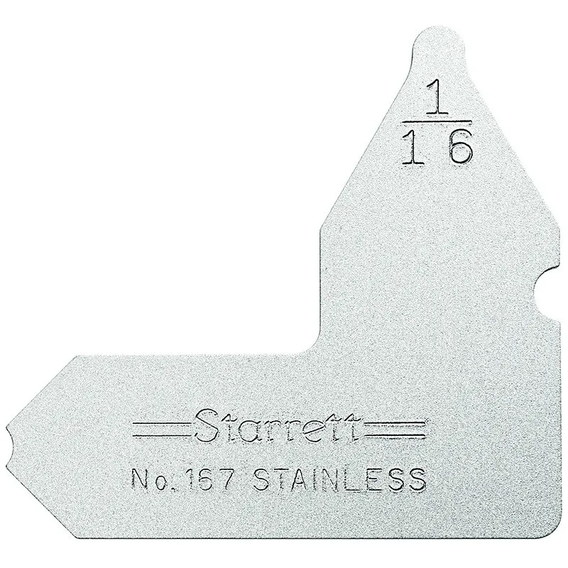 Calibrador de Raio Individual de 1/16" Série 167