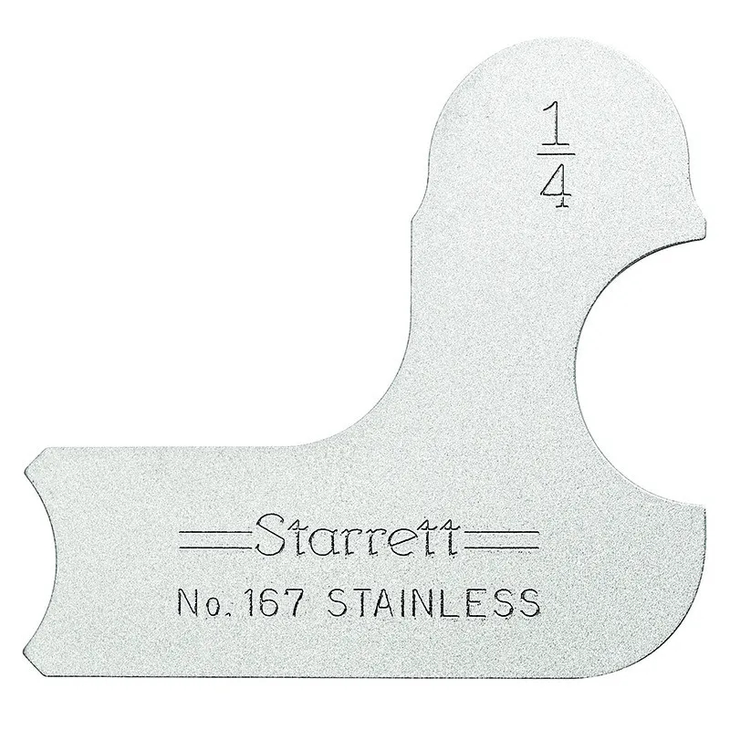 Calibrador de Raio Individual de 1/4" Série 167