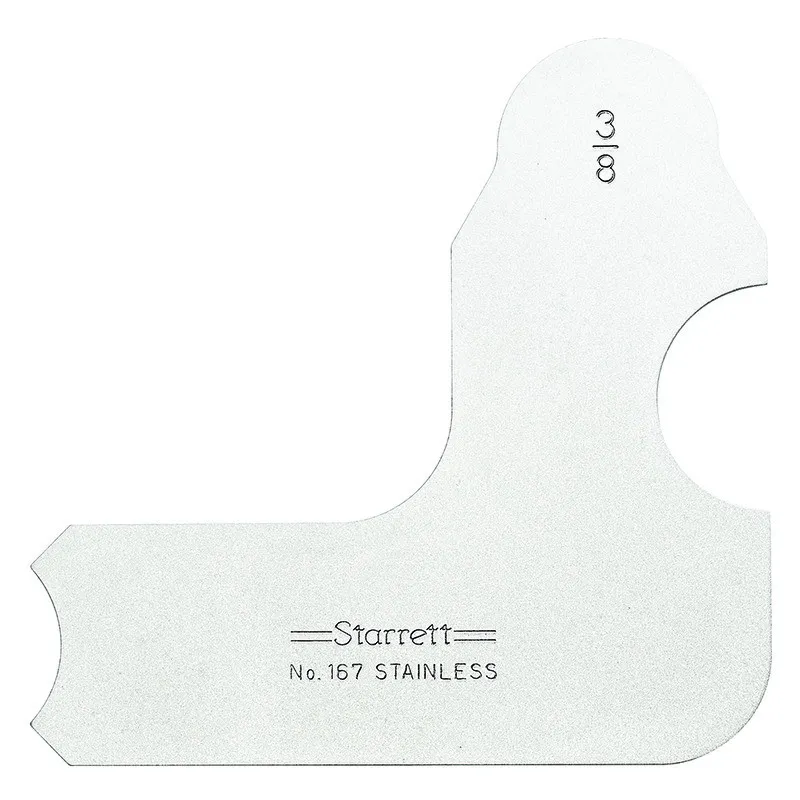 Calibrador de Raio Individual de 3/8" Série 167