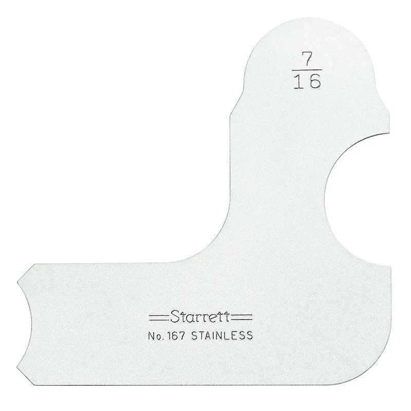 Calibrador de Raio Individual de 7/16" Série 167