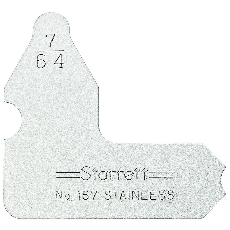 Calibrador de Raio Individual de 7/64" Série 167