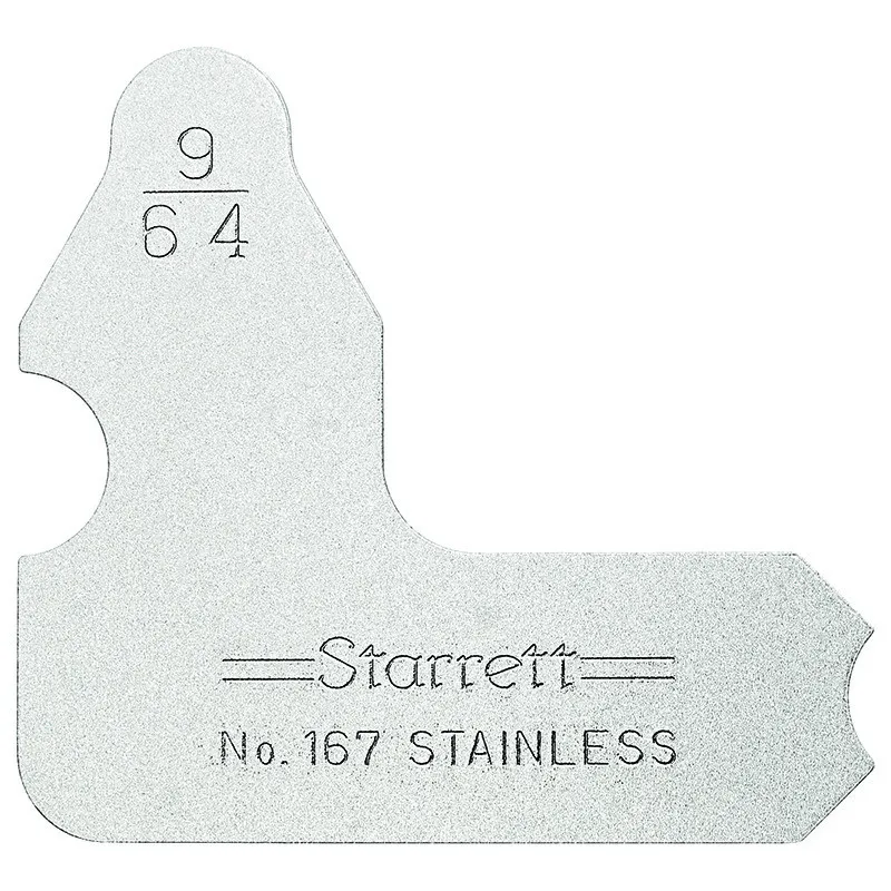Calibrador de Raio Individual de 9/64" Série 167