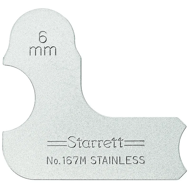 Calibrador de Raio Individual de 6mm Série 167
