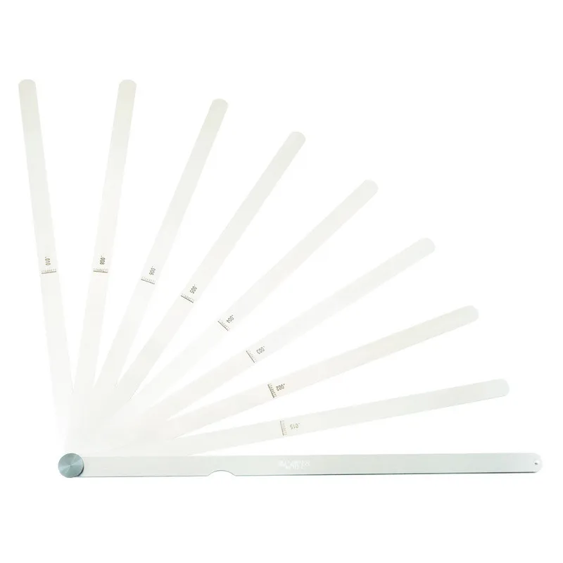 Calibrador de Folga Tipo Leque 8 Laminas de 12" 0,002-0,015 - Ref. 172E