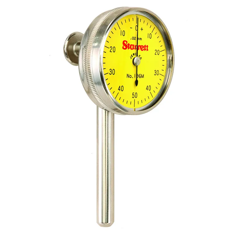 Relógio Apalpador Contato no Dorso - Capacidade 5mm - Resolução 0,02mm - Ref. 196MB5