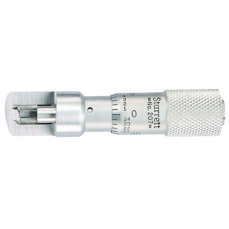 Micrômetro de Aço Inoxidável para Costura de Latas Aerosol - Capacidade de 0-0,375" polegadas e resolução de 0,001" polegadas - Ref. 207Z