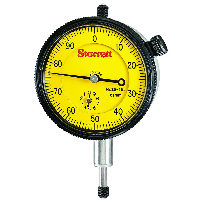 Relógio 57x10x0,01mm Graduações 0-100 Haste 3/8"