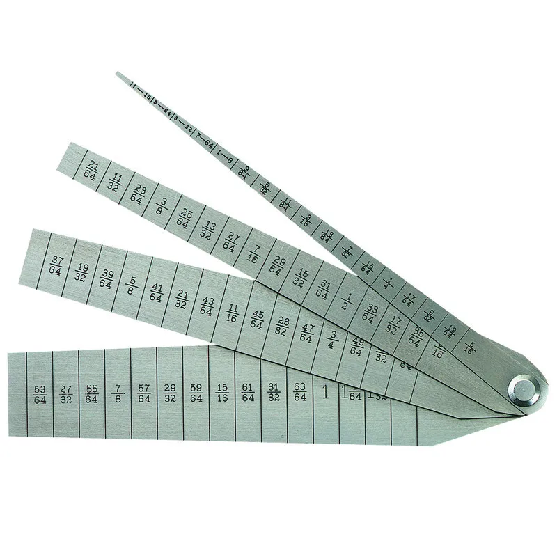 Calibrador Afilado com 4 Lâminas - Cap. 1/16-1.1/16" - Resolução 1/64" - Ref. 267