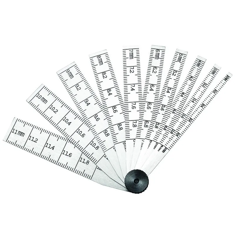 Calibrador Afilado com 10 Lâminas - Cap. 2-12mm - Resolução 0,02mm - Ref. 269MA