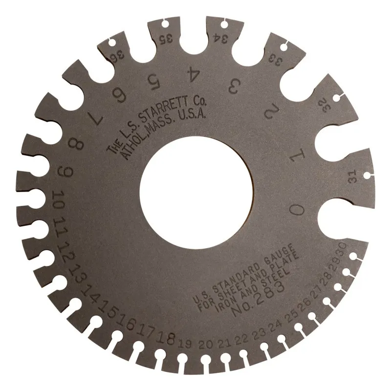 Fieira para chapas aço/ferro padrão americano n.0-36