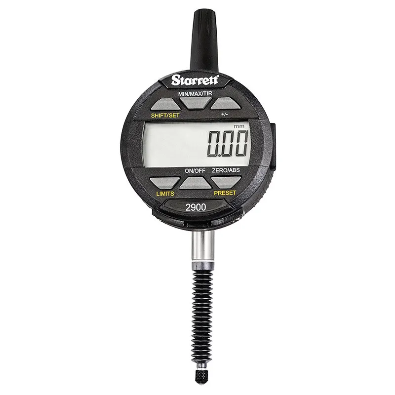 Relógio Comparador Digital Padrão com 5 Botões 25/0,001mm 1"/0,00005