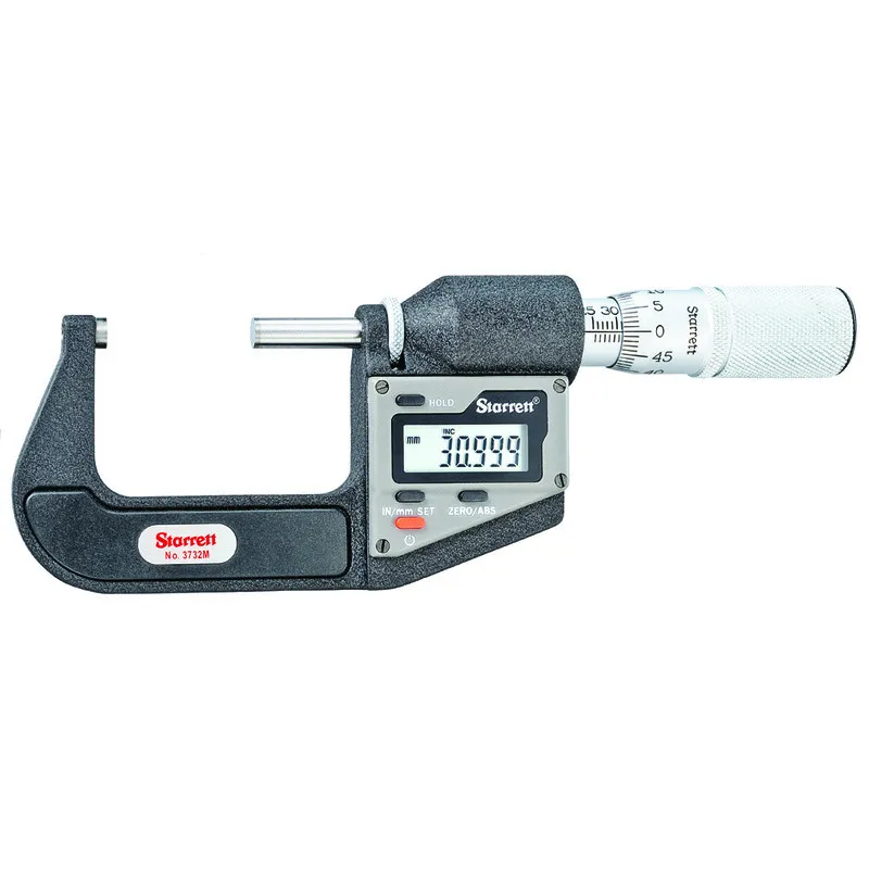 Micrômetro Externo Digital com Capacidade de 25 - 50mm e 1 – 2" - Ref. 3732MEXFL-50