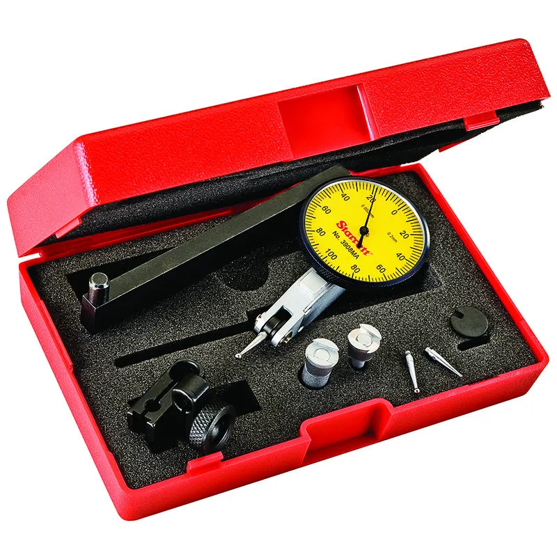 Relógio Apalpador Faixa de 0,2mm - Resolução 0,002mm - Diâmetro 40mm com 6 Acessórios - Ref. 3908MAC