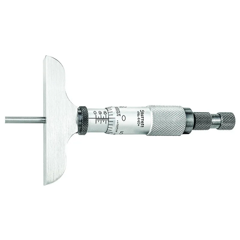 Micrômetro de Profundidade com capacidade de 0 - 3" e com base de 2.1/2 polegadas