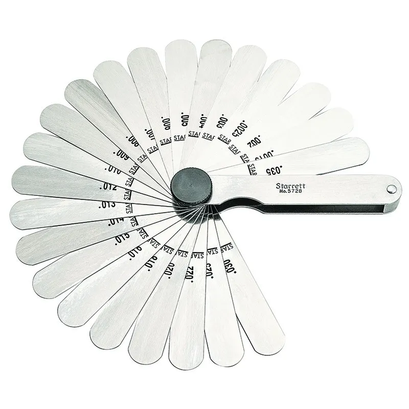 Calibrador de Folga 22 Lâmina 3.1/32" 0,0015-0,035