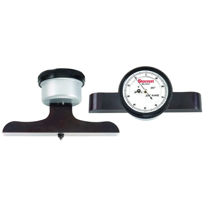 Calibrador de Profundidade 0-8,6" Leitura 0,001" Base 4"