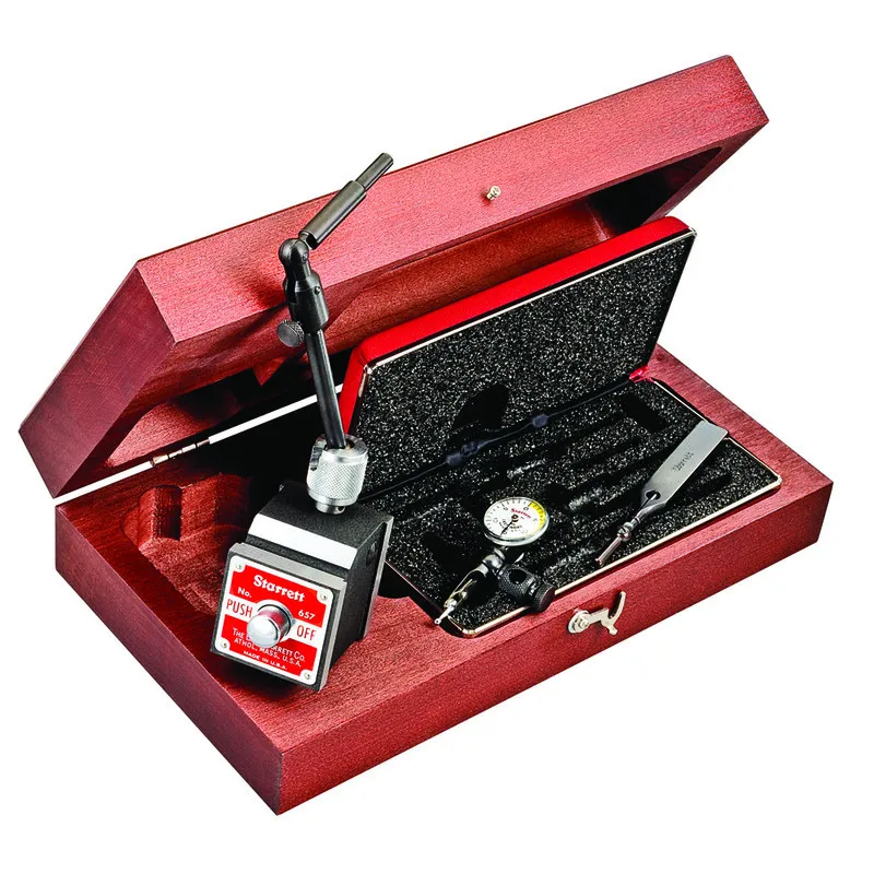 Relógio 711FS-0,001" com Base Magnética 657A e Estojo
