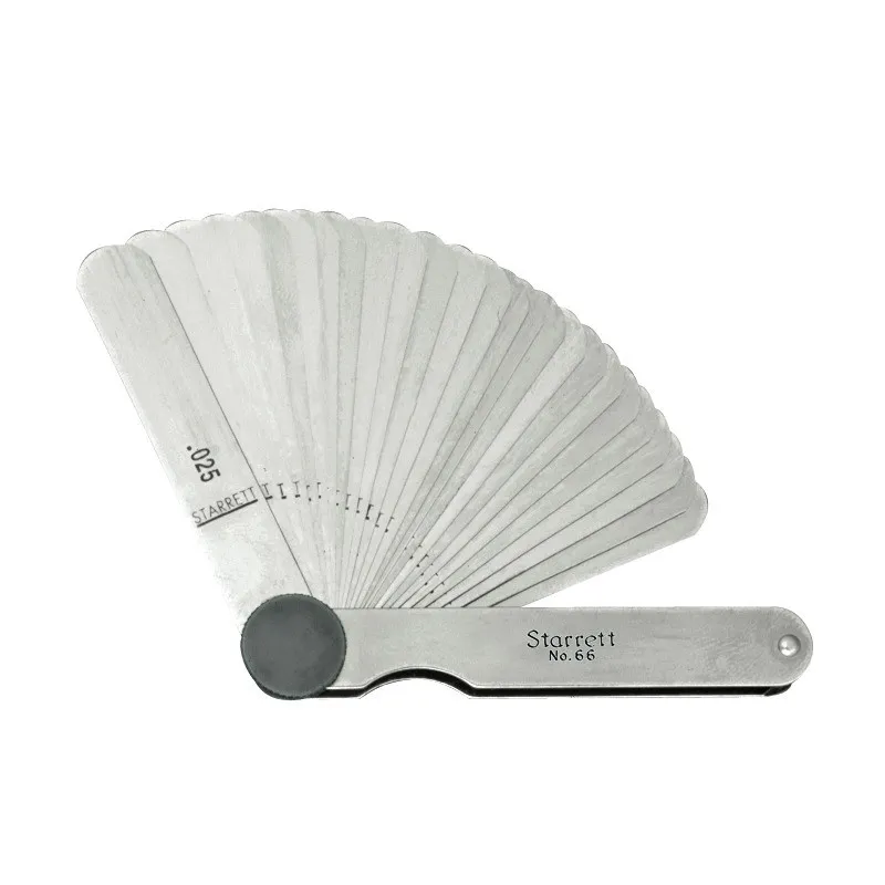 Calibrador de Folga Tipo Leque 26 Lâmina 3.1/32" 0,0015-0,025 - Ref. 66