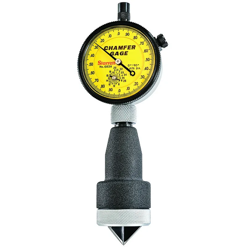 Medidor para Chanfros Internos 0-90° 0-25mm Leitura 0,02mm
